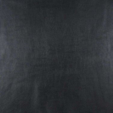 54"" G007 Black, Fine Leather Grain Faux Leather Vinyl By The Yard