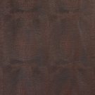 54"" G014 Brown, Textured Alligator Faux Leather Vinyl By The Yard