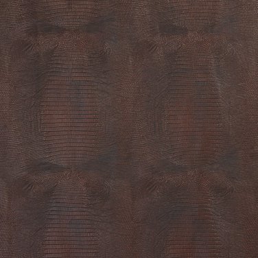 54"" G014 Brown, Textured Alligator Faux Leather Vinyl By The Yard