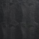 54"" G015 Black, Textured Alligator Faux Leather Vinyl By The Yard