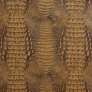 54"" G035 Brown, Crocodile Faux Leather Vinyl By The Yard