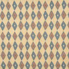 J752 Southwest Style Diamond Upholstery Fabric | Beige Blue Salmon Upholstery Fabric By The Yard