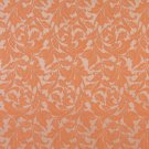 54"" Wide F603 Orange, Floral Leaf Outdoor, Indoor, Marine Scotchgarded Fabric By The Yard