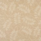 54"" Wide F625 Beige, Floral Vine Outdoor, Indoor, Marine Scotchgarded Fabric By The Yard
