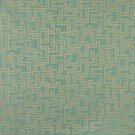 54"" Wide F632 Light Blue, Geometric Outdoor, Indoor, Marine Scotchgarded Fabric By The Yard