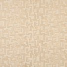 54"" Wide F633 Beige, Geometric Outdoor, Indoor, Marine Scotchgarded Fabric By The Yard