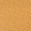 54"" Wide E205 Orange Gold Floral Leaf Residential Contract Grade Upholstery Fabric By The Yard