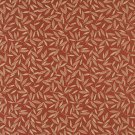 54"" Wide E213 Rust Red Floral Leaf Residential And Contract Grade Upholstery Fabric By The Yard
