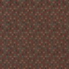 E250 Green Orange Small Scale Geometric Boxes Residential Contract Upholstery Fabric By The Yard