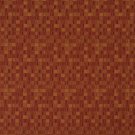 E256 Red Orange Small Scale Geometric Boxes Residential Contract Grade Upholstery Fabric By The Yard
