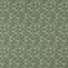 E259 Green Small Scale Geometric Boxes Residential Contract Grade Upholstery Fabric By The Yard