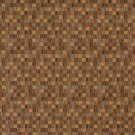 E260 Gold Green Small Scale Geometric Boxes Residential Contract Grade Upholstery Fabric By The Yard