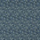 E261 Blue Yellow Small Scale Geometric Boxes Residential Contract Upholstery Fabric By The Yard