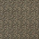 E262 Brown Small Scale Geometric Boxes Residential Contract Grade Upholstery Fabric By The Yard