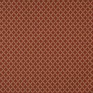 E265 Orange Red Gold Polka Dot Diamond Residential Contract Grade Upholstery Fabric By The Yard