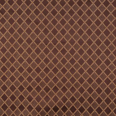 54"" Wide F579 Brown Bronze Gold Ivory Diamond Damask Upholstery Drapery Grade Fabric By The Yard