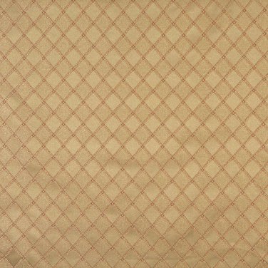 F580 Olive Green Orange Ivory Burgundy Diamond Damask Upholstery Drapery Grade Fabric By The Yard
