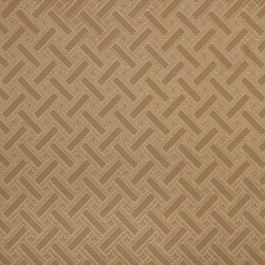 54"" Wide D132 Gold, White And Red, Lattice Brocade Upholstery Fabric By The Yard
