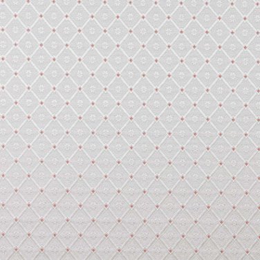 54"" Wide D139 Silver, White And Mahogany Red, Diamond Brocade Upholstery Fabric By The Yard