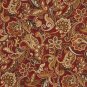 54"" Wide C421 Red Orange Green Abstract Floral Outdoor Indoor Marine Upholstery Fabric By The Yard