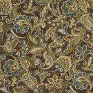 54"" Wide C422 Green Blue Brown Abstract Floral Outdoor Indoor Marine Upholstery Fabric By The Yard
