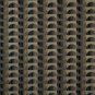 54"" Wide F520 Black, Brown And Grey, Half Circles Chenille Upholstery Fabric By The Yard