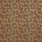 54"" Wide F524 Brown, Blue And Gold, Abstract Chenille Upholstery Fabric By The Yard