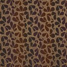 54"" Wide F526 Purple, Gold And Orange, Abstract Chenille Upholstery Fabric By The Yard