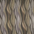 54"" Wide F528 Silver And Grey, Abstract Striped Chenille Upholstery Fabric By The Yard