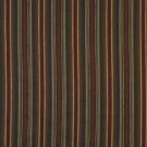 54"" Wide H491 Red, Gold And Green, Textured Stripe Upholstery Grade Fabric By The Yard
