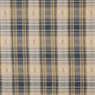 54"" Wide J490 Blue, Green, Gold And Red, Plaid Upholstery Grade Fabric By The Yard