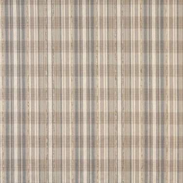 54"" Wide H475 Blue And Ivory, Textured Plaid Upholstery Grade Fabric By The Yard