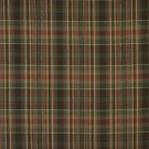 54"" Wide H477 Gold, Green And Red, Textured Plaid Upholstery Grade Fabric By The Yard