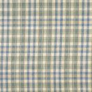 54"" Wide H488 Blue, Beige And Green, Textured Plaid Upholstery Grade Fabric By The Yard