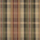 54"" Wide F152 Red And Beige, Plaid Chenille Upholstery Grade Fabric By The Yard