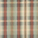54"" Wide F140 Green, Blue And Red, Plaid Chenille Upholstery Grade Fabric By The Yard