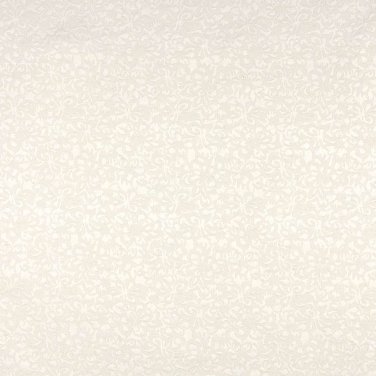 A073 Off White Flowers Upholstery Fabric By The Yard | 54"" Wide