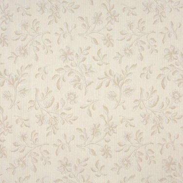A080 Beige Leaves And Branches Upholstery Fabric By The Yard | 54"" Wide