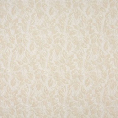A082 Beige And Off White Leaves Upholstery Fabric By The Yard | 54"" Wide