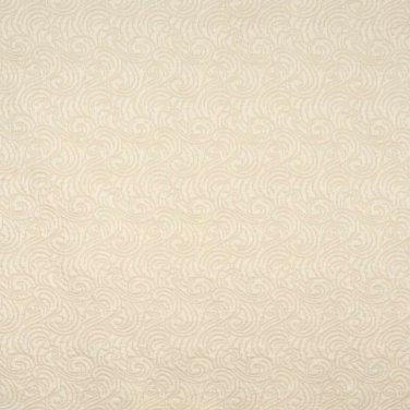 A085 Off White Abstract Swirls Upholstery Fabric By The Yard | 54"" Wide