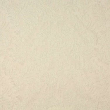 A097 Off White Large Leaves Upholstery Fabric By The Yard | 54"" Wide
