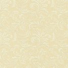 A104 Off White Large Leaves Upholstery Fabric By The Yard | 54"" Wide