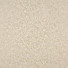 A108 Beige And Off White Leaves Upholstery Fabric By The Yard | 54"" Wide