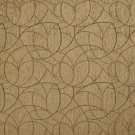 54"" Wide F868 Orange, Blue And Brown, Geometric Chenille Upholstery Fabric By The Yard