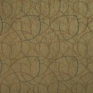 54"" Wide F870 Green, Blue And Orange, Geometric Chenille Upholstery Fabric By The Yard
