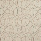 54"" Wide F871 Orange, Green And Ivory, Geometric Chenille Upholstery Fabric By The Yard
