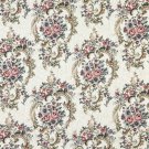 54"" Wide F641 Burgundy, Green And Blue, Floral Tapestry Upholstery Fabric By The Yard