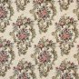 54"" Wide F644 Green, Blue And Burgundy, Floral Tapestry Upholstery Fabric By The Yard