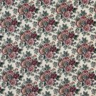 54"" Wide F645 Red, Green And Gold, Floral Tapestry Upholstery Fabric By The Yard