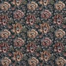 54"" Wide F655 Green And Red, Floral Tapestry Upholstery Fabric By The Yard
